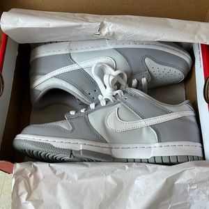 NWT Nike Dunk Low “Wolf Grey, Pure Platinum”